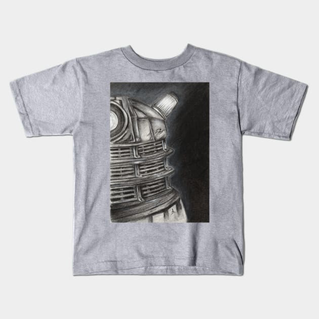 Dalek Kids T-Shirt by AaronShirleyArtist